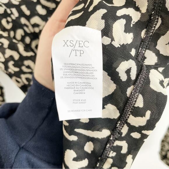 CABI Sweetheart Top Mesh Leopard Print Size XS Style 4163 - Picture 6 of 7